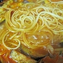 ＜激辛風＞お鍋の素で作るスープスパゲティ